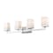 Z-Lite Tidal 4 Light Vanity, Chrome & Matte Opal 1901-4V - alternate 5